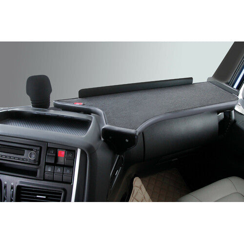 Tavolino per cruscotto - Centrale + Passeggero - compatibile per Iveco S-Way (10/19>05/24) - Iveco Stralis (07/12>12/19) cabina larga, - Iveco Stralis Hi-Way (07/12>08/16) cabina larga - Iveco Stralis XP (09/16>12/19) cabina larga