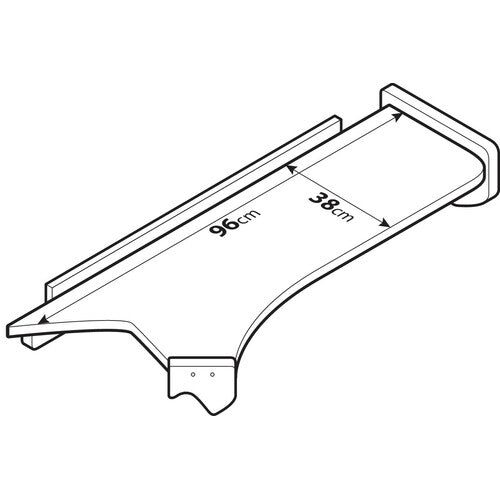 Tavolino per cruscotto - Centrale + Passeggero - compatibile per Iveco S-Way (10/19>05/24) - Iveco Stralis (07/12>12/19) cabina larga, - Iveco Stralis Hi-Way (07/12>08/16) cabina larga - Iveco Stralis XP (09/16>12/19) cabina larga
