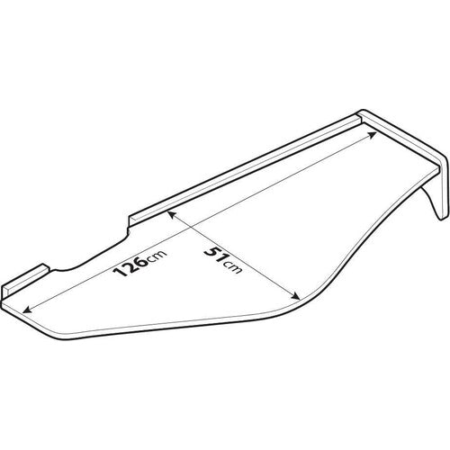 Tavolino per cruscotto - Centrale + Passeggero - compatibile per Renault T (06/13>)
