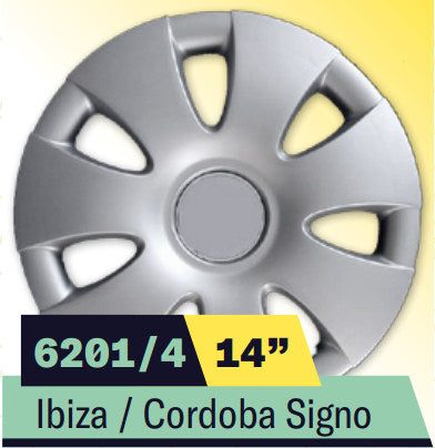COPPA RUOTA SEAT IBIZA/CORDOBA/TOLEDO/ALTEA Signo Dim. 14