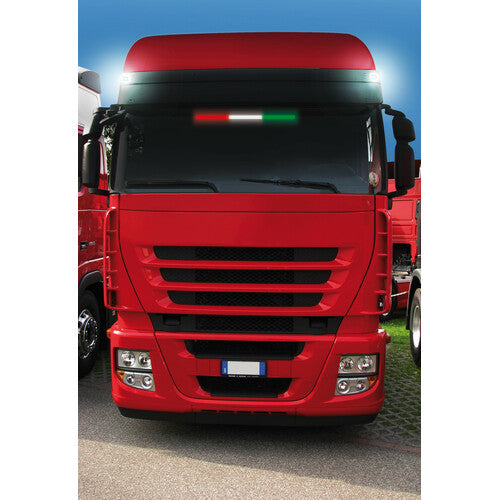 Bandiera luminosa 90 cm, 72 Led, 24V - Italia