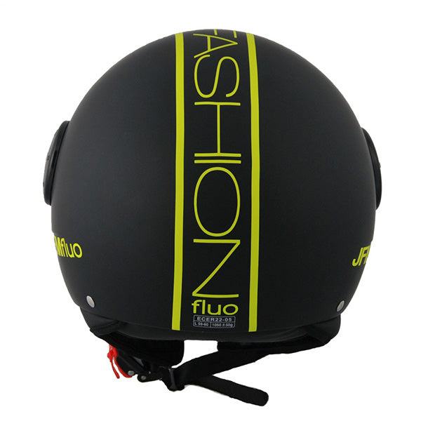 CASCO DEMIJET JFM Con Visiera elicotterista GIALLO FLUO