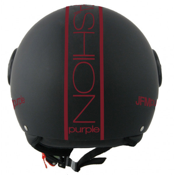 CASCO DEMIJET JFM Con Visiera elicotterista PORPORA FLUO
