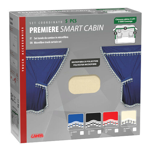 Premiere smart cabin, set tende microfibra per camion
