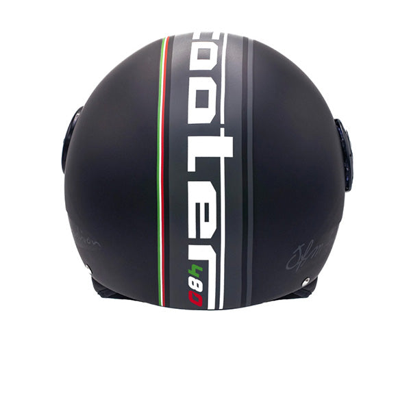 CASCO DEMIJET JFM CVisiera elicotterista NERO OPACO