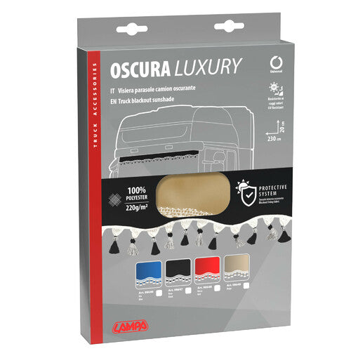 Oscura, fascia parasole per camion