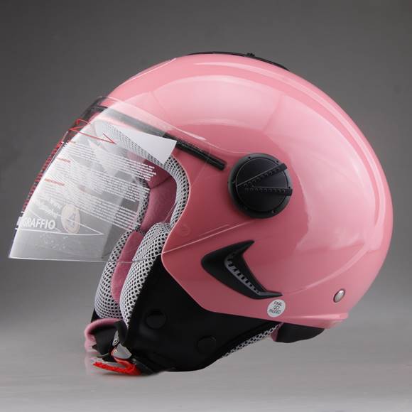 CASCO BABY DEMI-JET ROSA
