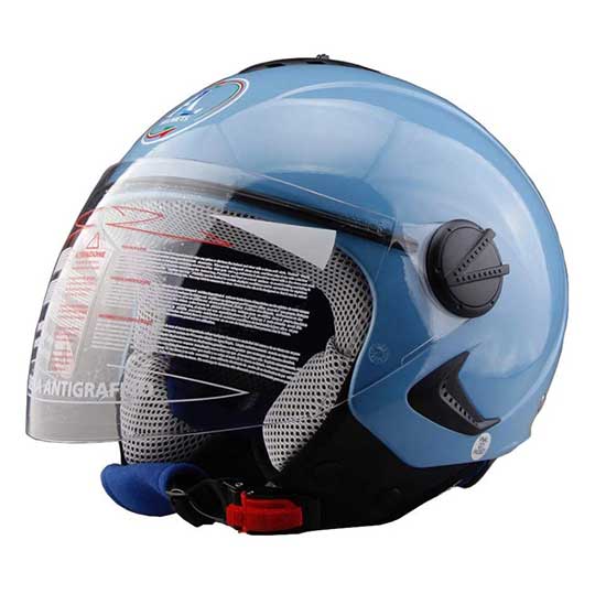 CASCO BABY DEMI-JET AZZURO
