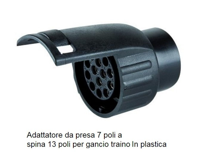 ADATTATORE DA PRESA 7 POLI A SPINA A 13 POLI PER GANCIO TRAINO