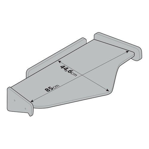 Tavolino per cruscotto - Centrale - compatibile per Man TGX (11/21>) - Man TGX (07/20>10/21)