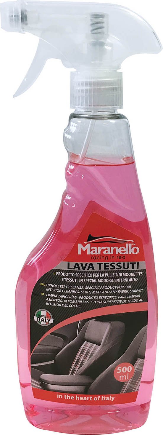 Detergente Tessuti Auto - Pulitore per Interni e Moquette - 500 ml Maranello