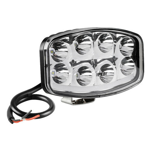 Pluton Nix, faro di profondità LED con luce di posizione - 12/24V - 245x140 mm