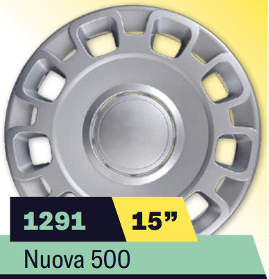 COPPA RUOTA FIAT 500 2007 Dim. 15