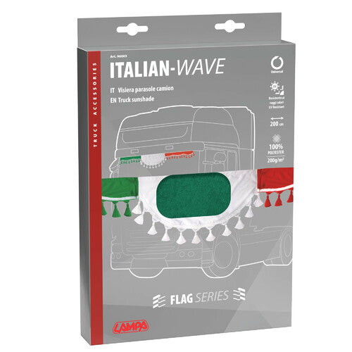 Italian Wave, fascia parasole per parabrezza camion