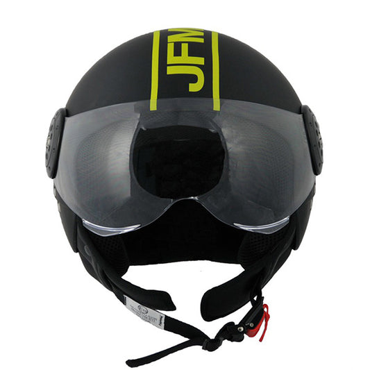 CASCO DEMIJET JFM Con Visiera elicotterista GIALLO FLUO
