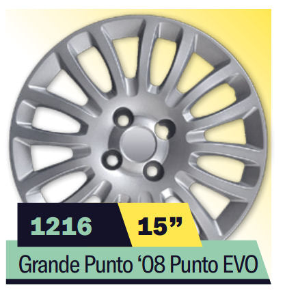 COPPA RUOTA FIAT GRANDE PUNTO RESTYLING 08 Dim. 15