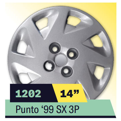 COPPA RUOTA FIAT PUNTO 99 SX 3P Dim. 14