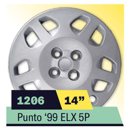 COPPA RUOTA FIAT PUNTO 99 ELX 5P Dim. 14