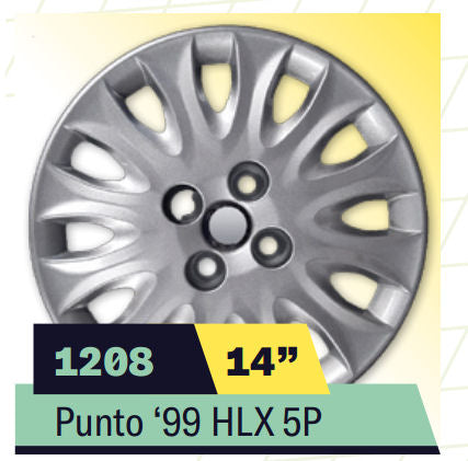 COPPA RUOTA FIAT PUNTO 99 HLX 5P Dim. 14