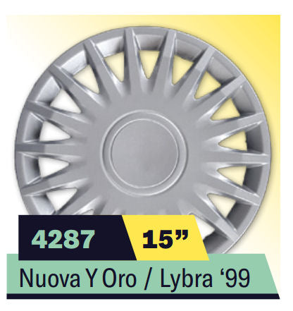 COPPA RUOTA LANCIA NUOVA Y -LYBRA Dim. 15
