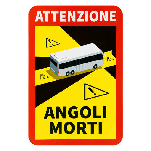 Contrassegno adesivo angoli morti