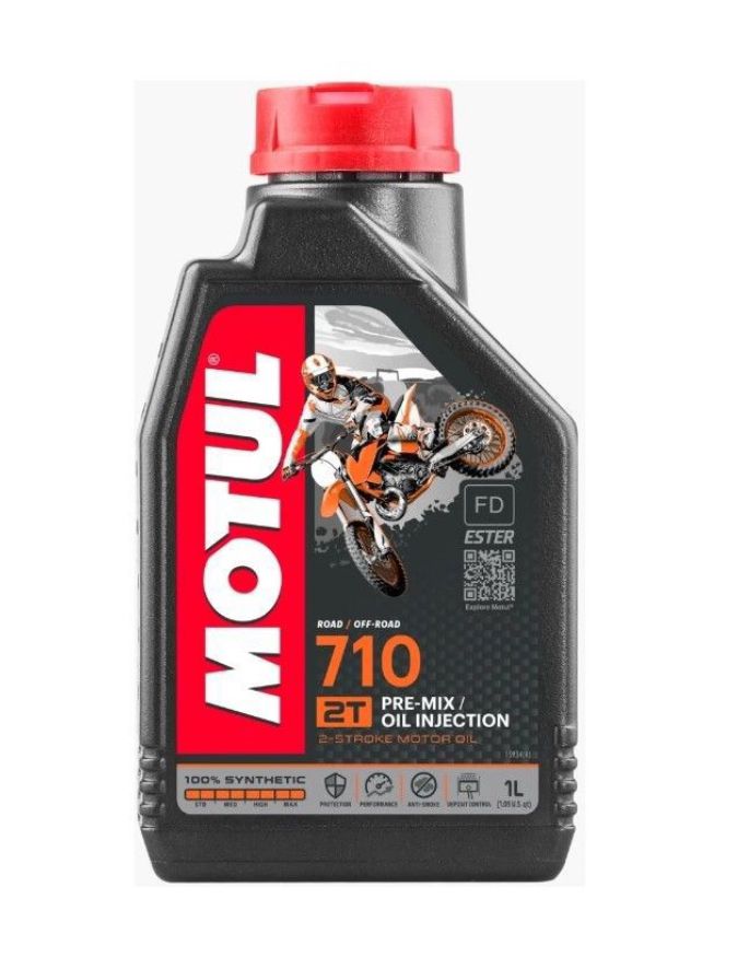 Olio Motul 710 2T 100% Sintetico